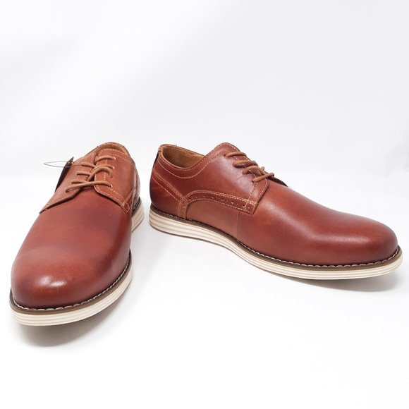 VOSTEY Men's Casual Leather Oxford - Picture 8 of 14
